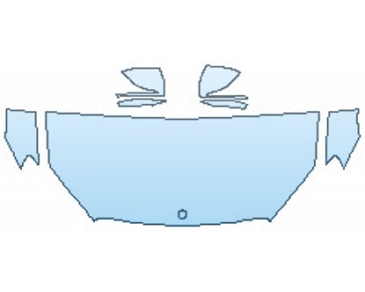 PAINT PROTECTION KIT - 2017 MERCEDES S-CLASS SEDAN S550 4MATIC SPORT HOOD(30 INCH) FENDERS MIRRORS - PRECUT PPF CLEAR BRA WRAP