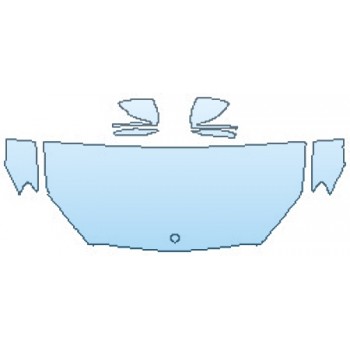 Precut PPF Kit – Clear Bra Paint Protection Film PAINT PROTECTION KIT - 2017 MERCEDES S-CLASS SEDAN S550 4MATIC SPORT HOOD(30 INCH WRAPPED EDGES) FENDERS MIRRORS - PRECUT PPF CLEAR BRA WRAP