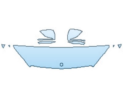 PAINT PROTECTION KIT - 2017 MERCEDES S-CLASS SEDAN S550 4MATIC SPORT HOOD(18 INCH) FENDERS MIRRORS - PRECUT PPF CLEAR BRA WRAP