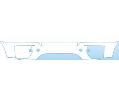 PAINT PROTECTION KIT - 2008 BMW X6 XDRIVE48I BUMPER KIT - PRECUT PPF CLEAR BRA WRAP