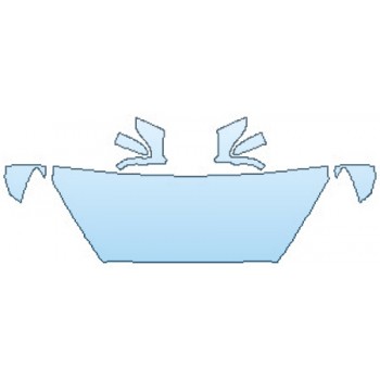 PAINT PROTECTION KIT - 2017 KIA K900 V6 LUXURY HOOD(24 INCH) FENDERS MIRRORS - PRECUT PPF CLEAR BRA WRAP