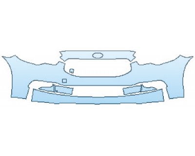 PAINT PROTECTION KIT - 2017 KIA K900 V8 LUXURY BUMPER (3 PIECE) - PRECUT PPF CLEAR BRA WRAP