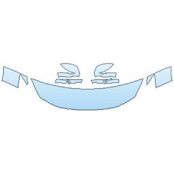 PRECUT PPF KIT - 2018 NISSAN MURANO S HOOD(18 INCH) FENDERS MIRRORS PRECUT PPF CLEAR BRA WRAP