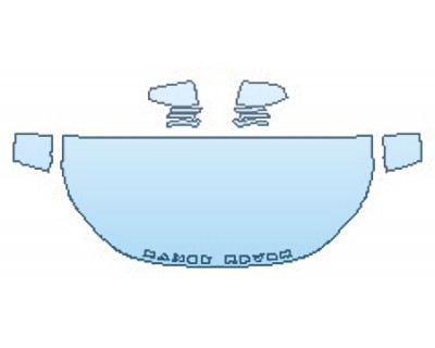 PAINT PROTECTION KIT - 2017 LAND ROVER RANGE ROVER EVOQUE 5DR HSE DYNAMIC HOOD(30 INCH) FENDERS MIRRORS - PRECUT PPF CLEAR BRA WRAP