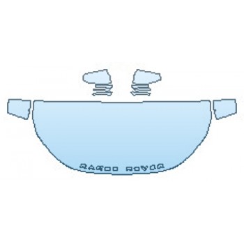 PAINT PROTECTION KIT - 2017 LAND ROVER RANGE ROVER EVOQUE 5DR HSE DYNAMIC HOOD(30 INCH WRAPPED EDGES) FENDERS MIRRORS - PRECUT PPF CLEAR BRA WRAP