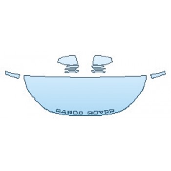 PAINT PROTECTION KIT - 2017 LAND ROVER RANGE ROVER EVOQUE 5DR HSE DYNAMIC HOOD(24 INCH) FENDERS MIRRORS - PRECUT PPF CLEAR BRA WRAP