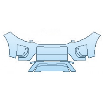 PAINT PROTECTION KIT - 2017 LAND ROVER RANGE ROVER EVOQUE 5DR HSE DYNAMIC BUMPER - PRECUT PPF CLEAR BRA WRAP