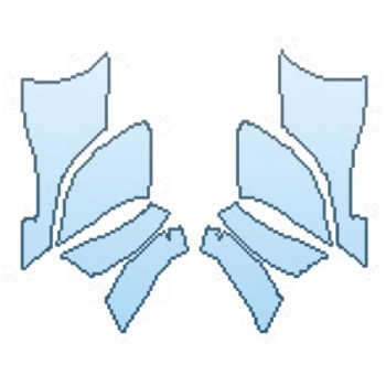 PAINT PROTECTION KIT - 2017 MCLAREN 675LT SPIDER AIR INTAKE AND SIDE CENTER PANEL - PRECUT PPF CLEAR BRA WRAP