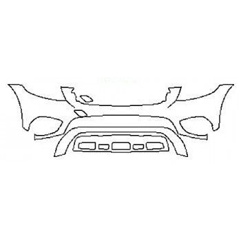 2017 MERCEDES GLC-CLASS SUV GLC300 4MATIC BASE Bumper
