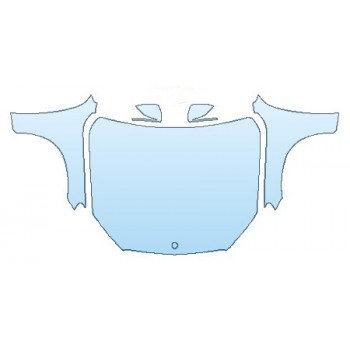 PAINT PROTECTION KIT - 2017 MERCEDES GLC-CLASS SUV GLC300 BASE FULL HOOD FENDERS MIRRORS - PRECUT PPF CLEAR BRA WRAP