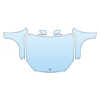 Precut PPF Kit – Clear Bra Paint Protection Film PAINT PROTECTION KIT - 2017 MERCEDES GLC-CLASS SUV GLC300 BASE FULL HOOD (WRAPPED EDGES) FENDERS MIRRORS - PRECUT PPF CLEAR BRA WRAP