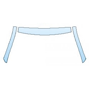 Precut PPF Kit – Clear Bra Paint Protection Film PAINT PROTECTION KIT - 2017 MERCEDES GLC-CLASS SUV GLC300 BASE ROOF A-PILLARS - PRECUT PPF CLEAR BRA WRAP