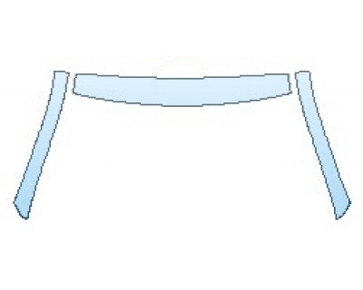 PAINT PROTECTION KIT - 2017 MERCEDES GLC-CLASS SUV GLC300 BASE ROOF A-PILLARS - PRECUT PPF CLEAR BRA WRAP