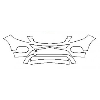 2017 MERCEDES GLE-CLASS SUV GLE350 4MATIC BASE Bumper (3 Piece)