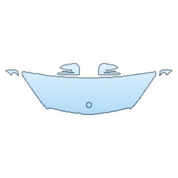 Precut PPF Kit – Clear Bra Paint Protection Film PAINT PROTECTION KIT - 2017 MERCEDES GLE-CLASS SUV GLE350 BASE HOOD (24 INCH) FENDERS MIRRORS - PRECUT PPF CLEAR BRA WRAP