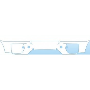PAINT PROTECTION KIT - 2008 BMW X6 XDRIVE48I BUMPER WITH SENSORS KIT - PRECUT PPF CLEAR BRA WRAP