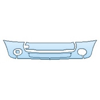 PAINT PROTECTION KIT - 2017 MINI COOPER CONVERTIBLE BASE BUMPER - PRECUT PPF CLEAR BRA WRAP