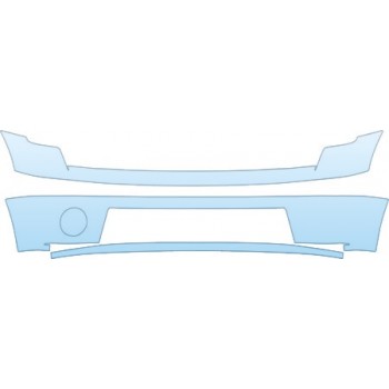 PAINT PROTECTION KIT - 2011 FORD F-150 LARIAT-LIMITED  BUMPER(30 INCH) KIT - PRECUT PPF CLEAR BRA WRAP