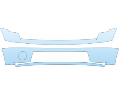 PAINT PROTECTION KIT - 2011 FORD F-150 LARIAT-LIMITED  BUMPER(30 INCH) KIT - PRECUT PPF CLEAR BRA WRAP