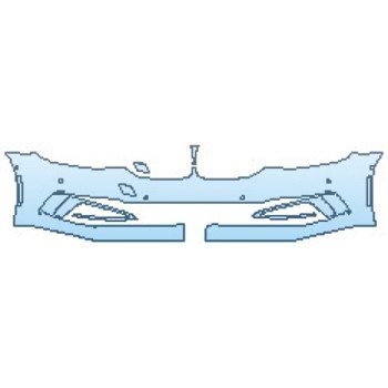 Precut PPF Kit – Clear Bra Paint Protection Film PAINT PROTECTION KIT - 2017 BMW 5 SERIES 530I SDRIVE SEDAN BASE BUMPER WITH SENSORS - PRECUT PPF CLEAR BRA WRAP