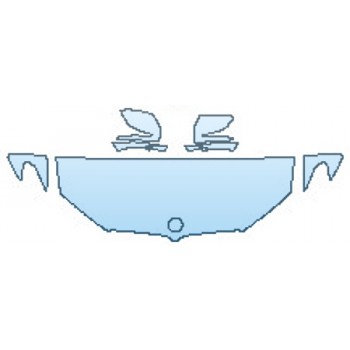 Precut PPF Kit – Clear Bra Paint Protection Film PAINT PROTECTION KIT - 2017 BMW 5 SERIES 530I XDRIVE SEDAN M SPORT HOOD (24 INCH) FENDERS MIRRORS - PRECUT PPF CLEAR BRA WRAP