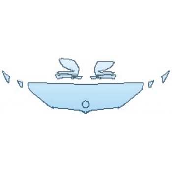 PAINT PROTECTION KIT - 2017 BMW 5 SERIES 540I SDRIVE SEDAN M SPORT HOOD (18 INCH WRAPPED EDGES ) FENDERS MIRRORS - PRECUT PPF CLEAR BRA WRAP