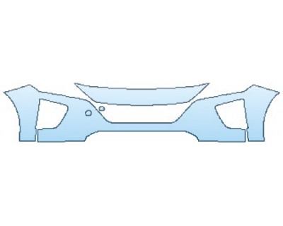 PAINT PROTECTION KIT - 2020 HYUNDAI IONIQ ELECTRIC BUMPER - PRECUT PPF CLEAR BRA WRAP