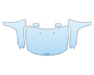 PAINT PROTECTION KIT - 2017 JEEP GRAND CHEROKEE LIMITED 75TH ANNIVERSARY EDITION FULL HOOD (WRAPPED EDGES) FENDERS MIRRORS - PRECUT PPF CLEAR BRA WRAP