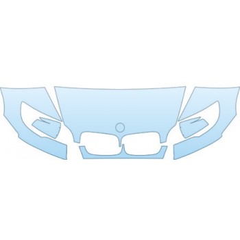 2008 BMW X6 XDRIVE48I  Hood Fender Mirror Kit - PRECUT PPF CLEAR BRA WRAP