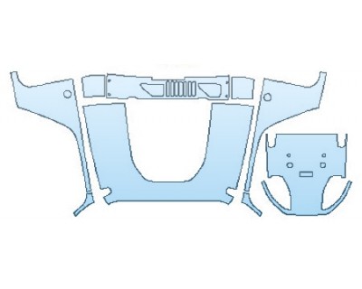 PAINT PROTECTION KIT - 2017 JEEP WRANGLER CHIEF FULL HOOD - PRECUT PPF CLEAR BRA WRAP