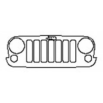 2017 JEEP WRANGLER CHIEF Grille With Emblem