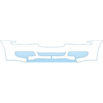 PAINT PROTECTION KIT - 2012 CHRYSLER 300 LIMITED  LOWER BUMPER(LIMITED) KIT - PRECUT PPF CLEAR BRA WRAP