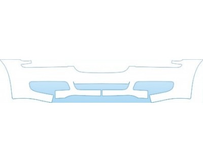 PAINT PROTECTION KIT - 2012 CHRYSLER 300 LIMITED  LOWER BUMPER(LIMITED) KIT - PRECUT PPF CLEAR BRA WRAP