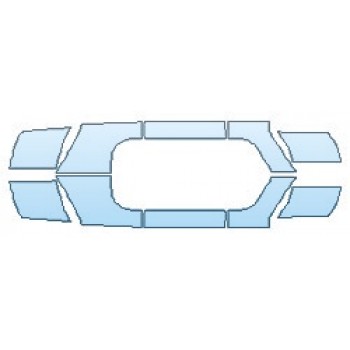 PAINT PROTECTION KIT - 2017 JEEP WRANGLER SAHARA ROCKERS WITH PAINTED FENDERS - PRECUT PPF CLEAR BRA WRAP