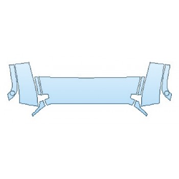 PAINT PROTECTION KIT - 2017 JEEP WRANGLER UNLIMITED BIG BEAR HOOD PAINTED FENDERS - PRECUT PPF CLEAR BRA WRAP