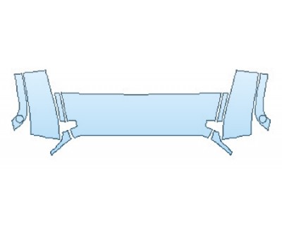 PAINT PROTECTION KIT - 2017 JEEP WRANGLER UNLIMITED BIG BEAR HOOD PAINTED FENDERS - PRECUT PPF CLEAR BRA WRAP