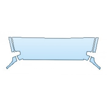 PAINT PROTECTION KIT - 2017 JEEP WRANGLER UNLIMITED BIG BEAR HOOD (WRAPPED EDGES) - PRECUT PPF CLEAR BRA WRAP