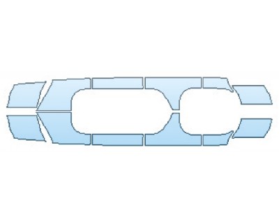 PAINT PROTECTION KIT - 2017 JEEP WRANGLER UNLIMITED BIG BEAR ROCKERS WITH PAINTED FENDERS - PRECUT PPF CLEAR BRA WRAP