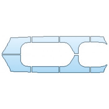 PAINT PROTECTION KIT - 2017 JEEP WRANGLER UNLIMITED BIG BEAR ROCKERS - PRECUT PPF CLEAR BRA WRAP