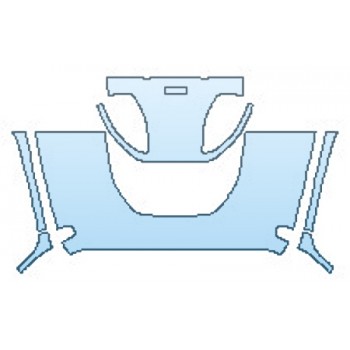 PAINT PROTECTION KIT - 2017 JEEP WRANGLER UNLIMITED SMOKY MOUNTAIN HOOD (30 INCH ) - PRECUT PPF CLEAR BRA WRAP