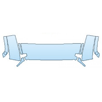 Precut PPF Kit – Clear Bra Paint Protection Film PAINT PROTECTION KIT - 2017 JEEP WRANGLER UNLIMITED WILLYS WHEELER W HOOD (WRAPPED EDGES) PAINTED FENDERS - PRECUT PPF CLEAR BRA WRAP