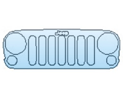 Precut PPF Kit – Clear Bra Paint Protection Film PAINT PROTECTION KIT - 2017 JEEP WRANGLER UNLIMITED WILLYS WHEELER W GRILLE WITH EMBLEM - PRECUT PPF CLEAR BRA WRAP