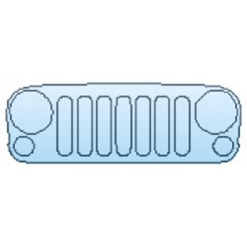 PAINT PROTECTION KIT - 2017 JEEP WRANGLER UNLIMITED WILLYS WHEELER W GRILLE - PRECUT PPF CLEAR BRA WRAP