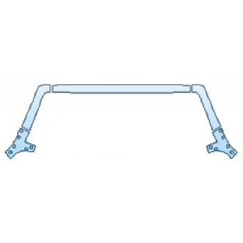 PAINT PROTECTION KIT - 2017 JEEP WRANGLER UNLIMITED WILLYS WHEELER W ROOF A-PILLARS - PRECUT PPF CLEAR BRA WRAP