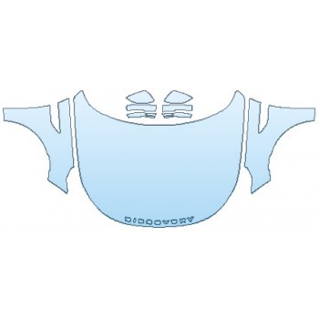 PAINT PROTECTION KIT - 2017 LAND ROVER DISCOVERY FIRST EDITION FULL HOOD (WRAPPED EDGES) FENDERS MIRRORS - PRECUT PPF CLEAR BRA WRAP