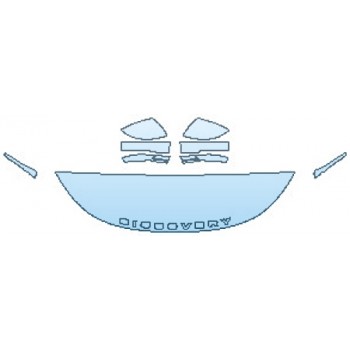 PAINT PROTECTION KIT - 2017 LAND ROVER DISCOVERY SE HOOD (18 INCH) FENDERS MIRRORS - PRECUT PPF CLEAR BRA WRAP