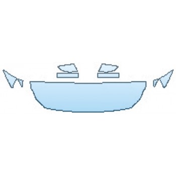 PAINT PROTECTION KIT - 2017 MASERATI QUATTROPORTE GTS GRANSPORT HOOD (18 INCH) FENDERS MIRRORS - PRECUT PPF CLEAR BRA WRAP