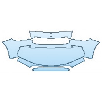 Precut PPF Kit – Clear Bra Paint Protection Film PAINT PROTECTION KIT - 2017 MASERATI QUATTROPORTE S BASE BUMPER - PRECUT PPF CLEAR BRA WRAP