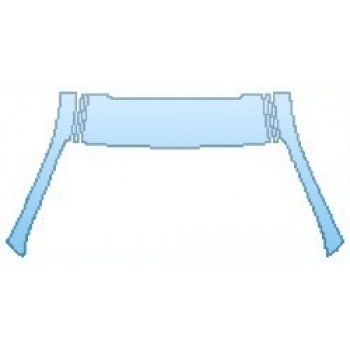 PAINT PROTECTION KIT - 2017 MASERATI QUATTROPORTE S GRANSPORT ROOF A-PILLARS - PRECUT PPF CLEAR BRA WRAP