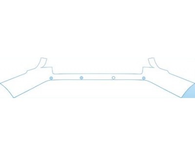 PAINT PROTECTION KIT - 2010 LAND ROVER RANGE ROVER SUPERCHARGED  FULL REAR BUMPER KIT - PRECUT PPF CLEAR BRA WRAP